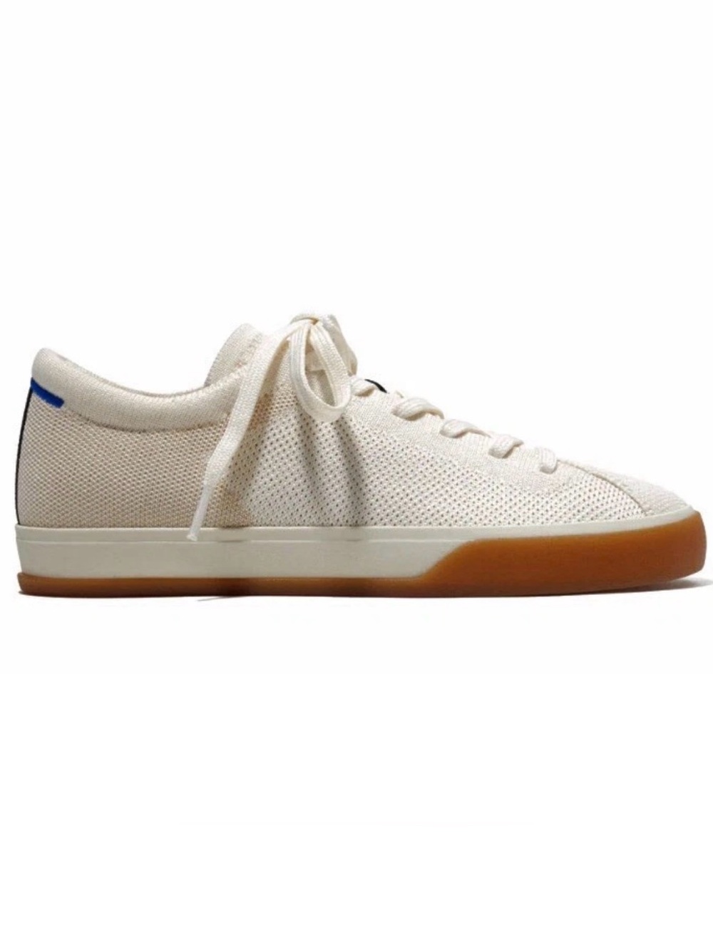 Rothy’s Women’s Tan/Cream Canvas Low Top Sneakers Size: 9.5